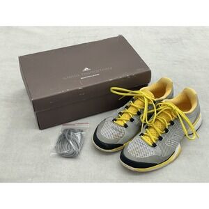 Adidas Stella McCartney Barricade Women 9 Gray Yellow Tennis Shoes 2015 B23050